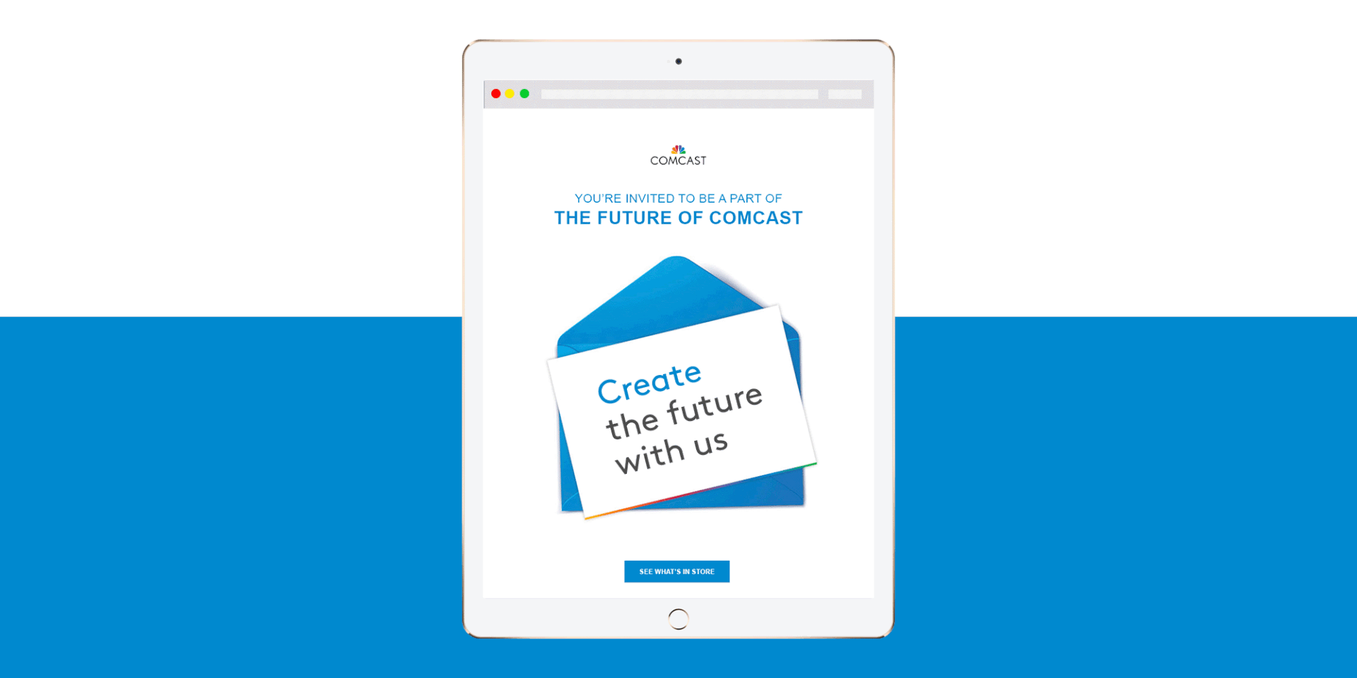 Create the Future With Us Emailer
